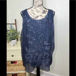 Indigo Blue Curations Top